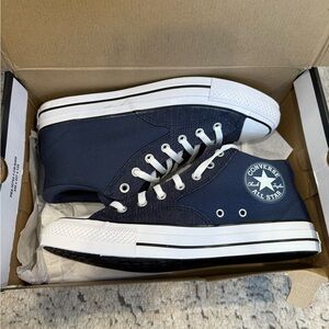Converse Navy mid-Top Sneakers - brand new,  ever worn!